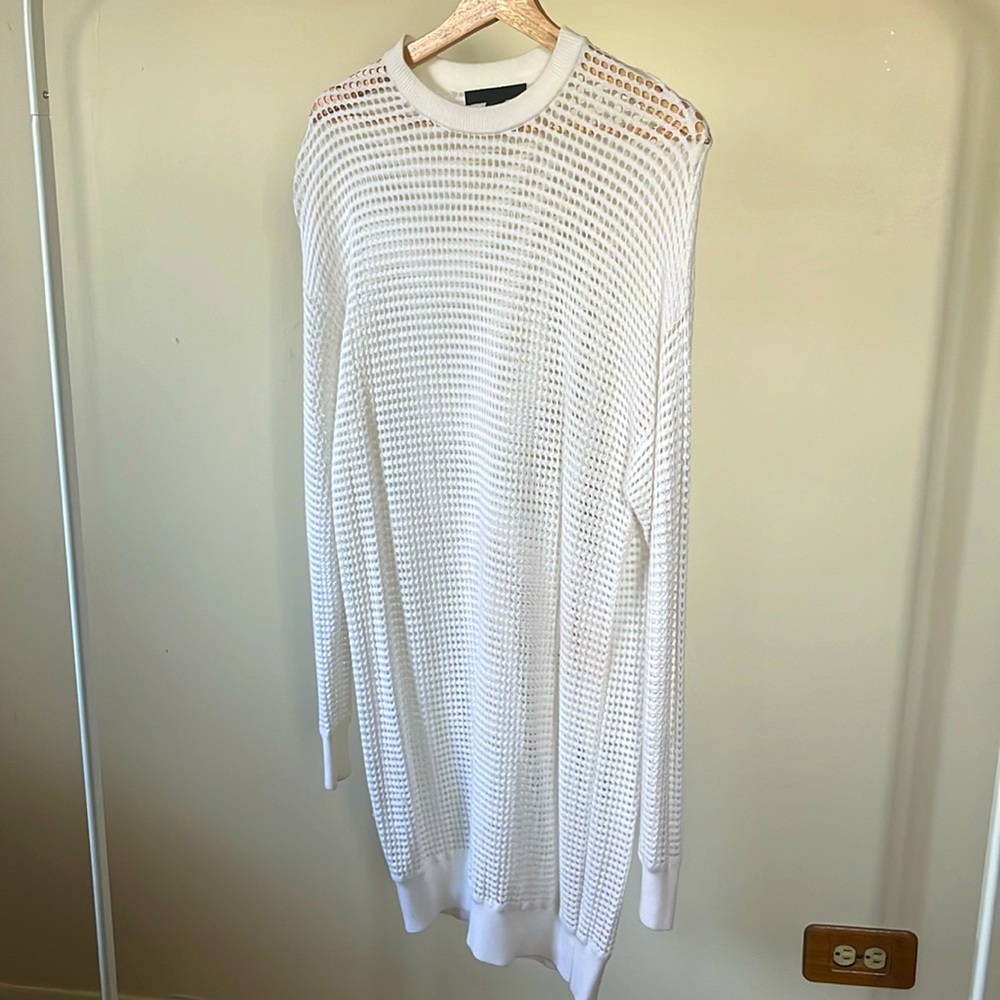 Alexander Wang White Mesh Dress